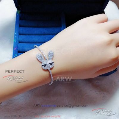 AAA APM Monaco Jewelry For Sale - Diamond Paved Rabbit Bracelet